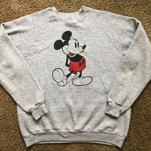 Mickey Mouse pullover crew neck sweater